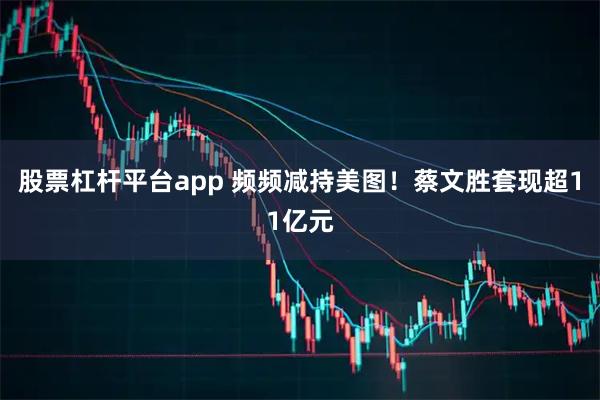 股票杠杆平台app 频频减持美图！蔡文胜套现超11亿元